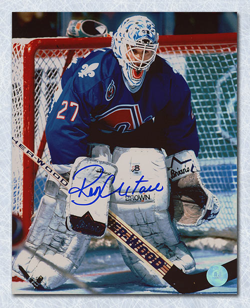Ron Hextall Quebec Nordiques Autographed Goalie 8x10 Photo | AJ Sports.