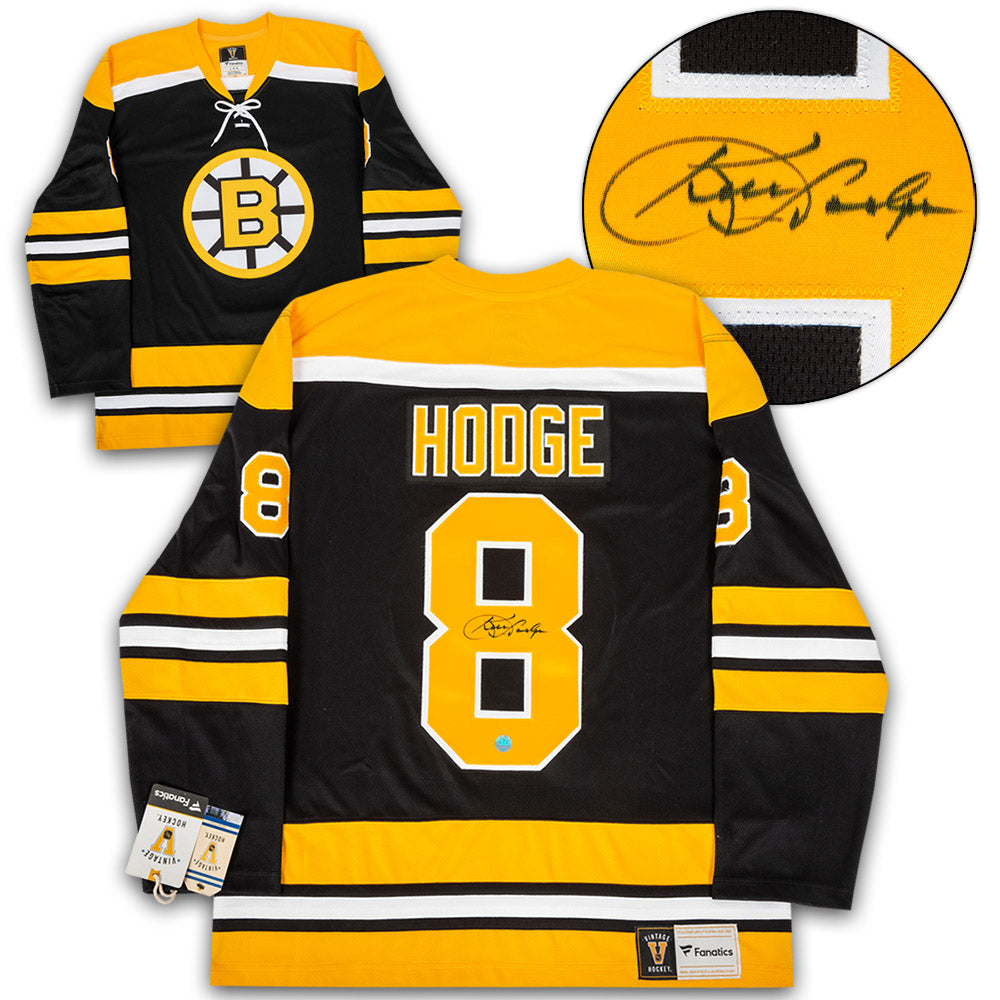 Ken Hodge Boston Bruins Signed Retro Fanatics Jersey | AJ Sports.