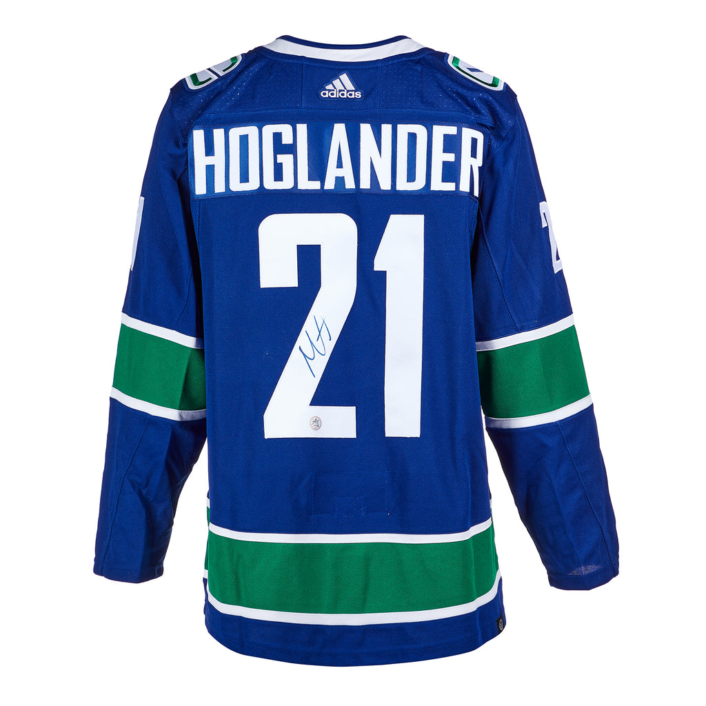 Nils Hoglander Vancouver Canucks Autographed Adidas Jersey | AJ Sports.