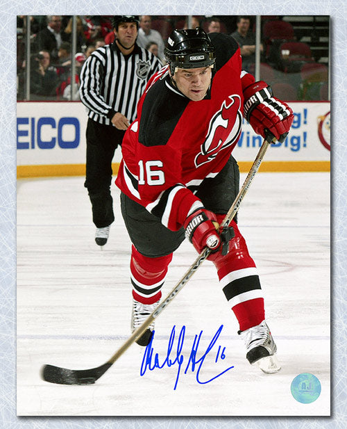 Bobby Holik New Jersey Devils Autographed Shooting 8x10 Photo | AJ Sports.