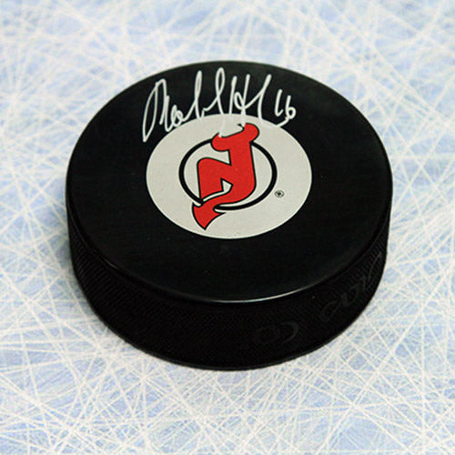 Bobby Holik New Jersey Devils Autographed Hockey Puck | AJ Sports.