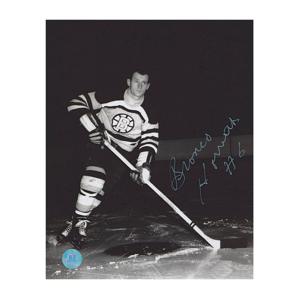 Bronco Horvath Boston Bruins Autographed 8x10 photo | AJ Sports.