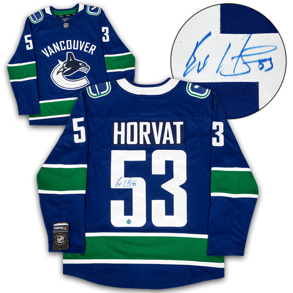 Bo Horvat Vancouver Canucks Signed Rookie Year Fanatics Jersey | AJ Sports.
