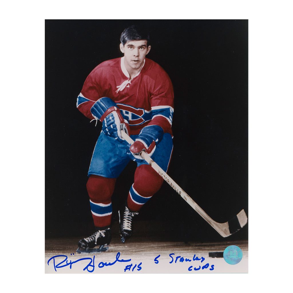 Rejean Houle Montreal Canadiens Signed & Inscribed 8x10 Photo | AJ Sports.