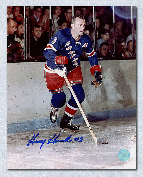 Harry Howell New York Rangers Autographed Original 6 Hockey 8x10 Photo | AJ Sports.