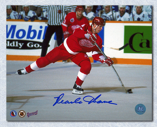 Mark Howe Detroit Red Wings Autographed Hockey 8x10 Photo | AJ Sports.