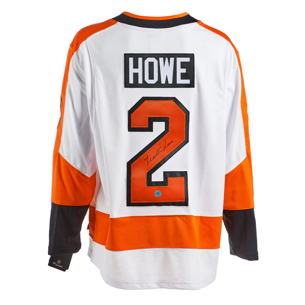 Mark Howe Philadelphia Flyers Autographed Fanatics Jersey | AJ Sports.