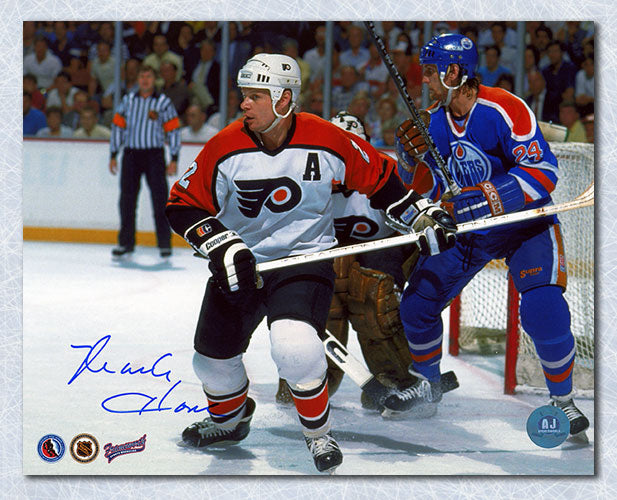 Mark Howe Philadelphia Flyers Signed Hockey 8x10 Photo | AJ Sports.