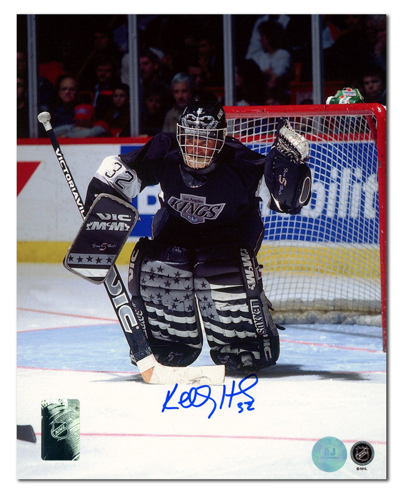 Kelly Hrudey Los Angeles Kings Autographed Hockey Goalie 8x10 Photo | AJ Sports.