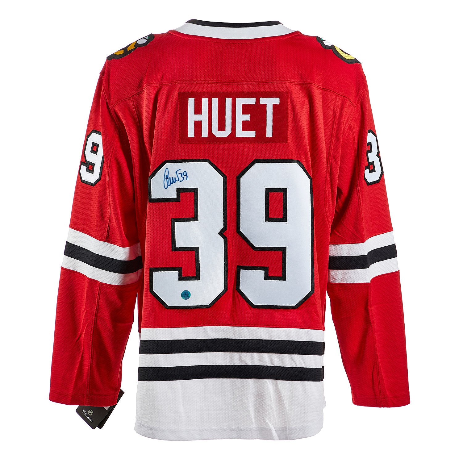 Cristobal Huet Chicago Blackhawks Autographed Fanatics Jersey | AJ Sports.