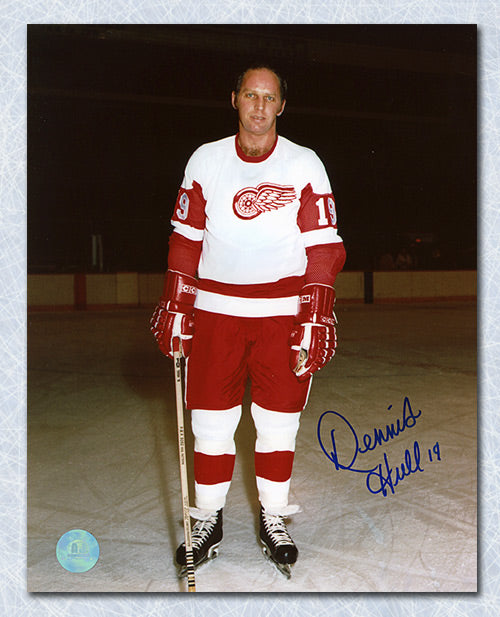 Dennis Hull Detroit Red Wings Autographed Hockey 8x10 Photo | AJ Sports.