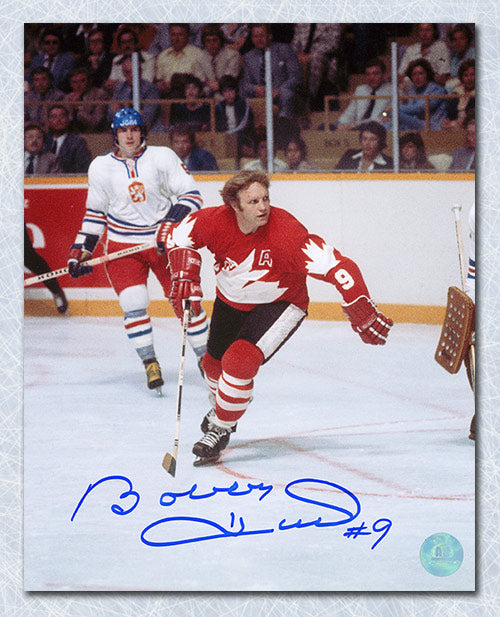 Bobby Hull Team Canada Autographed 1976 Canada Cup 8x10 Photo | AJ Sports.