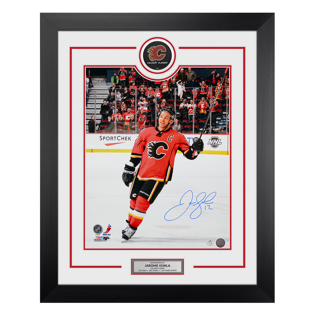  CALGARY FLAMES Team Signed FULL-SIZE GOALIE MASK w/COA - IGINLA  - Autographed NHL Helmets and Masks : Collectibles & Fine Art