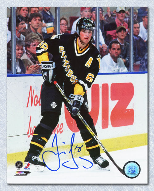 Jaromir Jagr Pittsburgh Penguins Autographed Alternate Captain 8x10 Photo | AJ Sports.