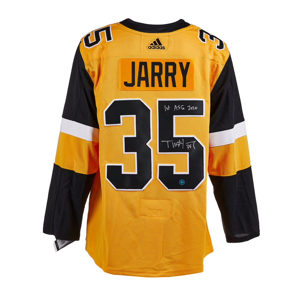Tristan Jarry Pittsburgh Penguins Signed & Inscribed Alt Adidas Jersey | AJ Sports.