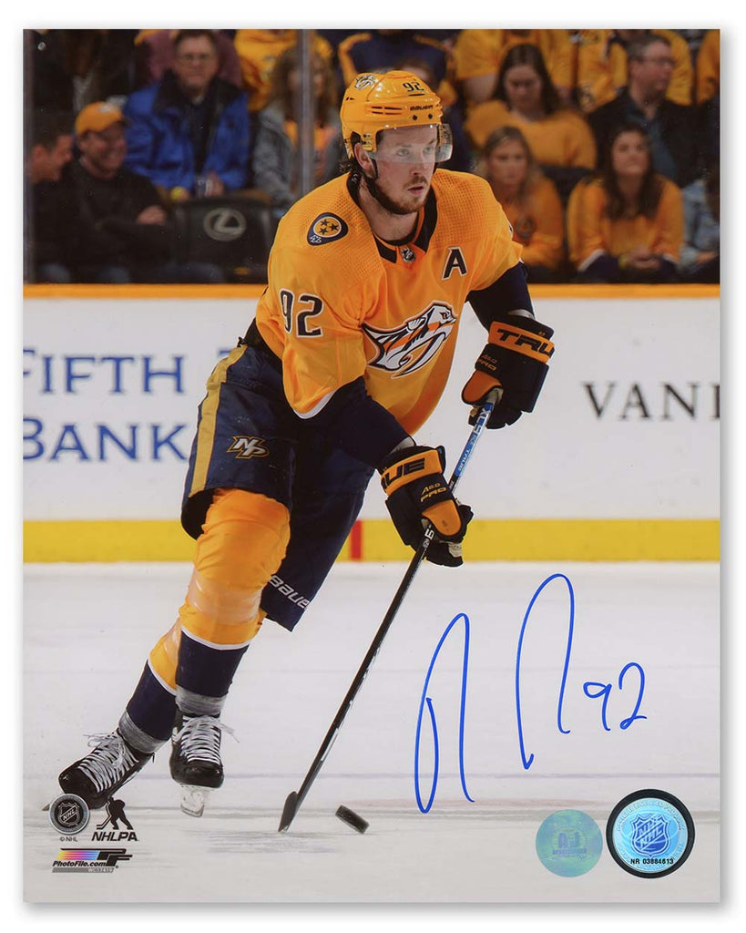 Ryan Johansen Nashville Predators Autographed Hockey 8x10 Photo | AJ Sports.