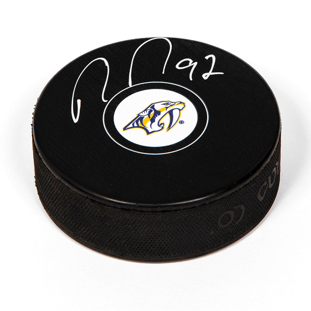 Ryan Johansen Nashville Predators Autographed Hockey Puck | AJ Sports.