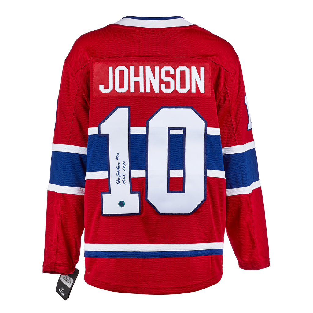 Tom Johnson Montreal Canadiens Autographed Fanatics Jersey | AJ Sports.