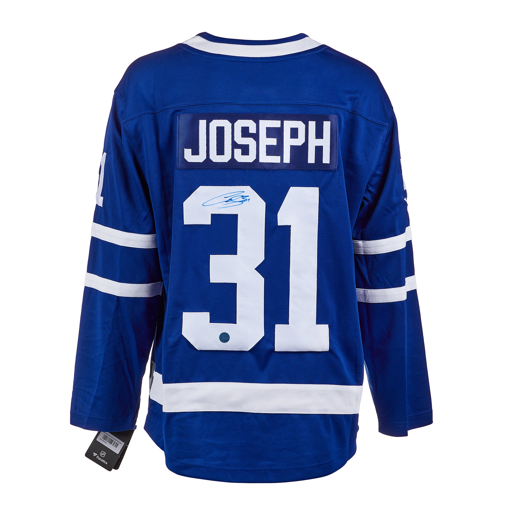 Curtis Joseph￼ Autographed Signed St Louis￼ Pro Style Hockey Jersey Blue  (JSA)