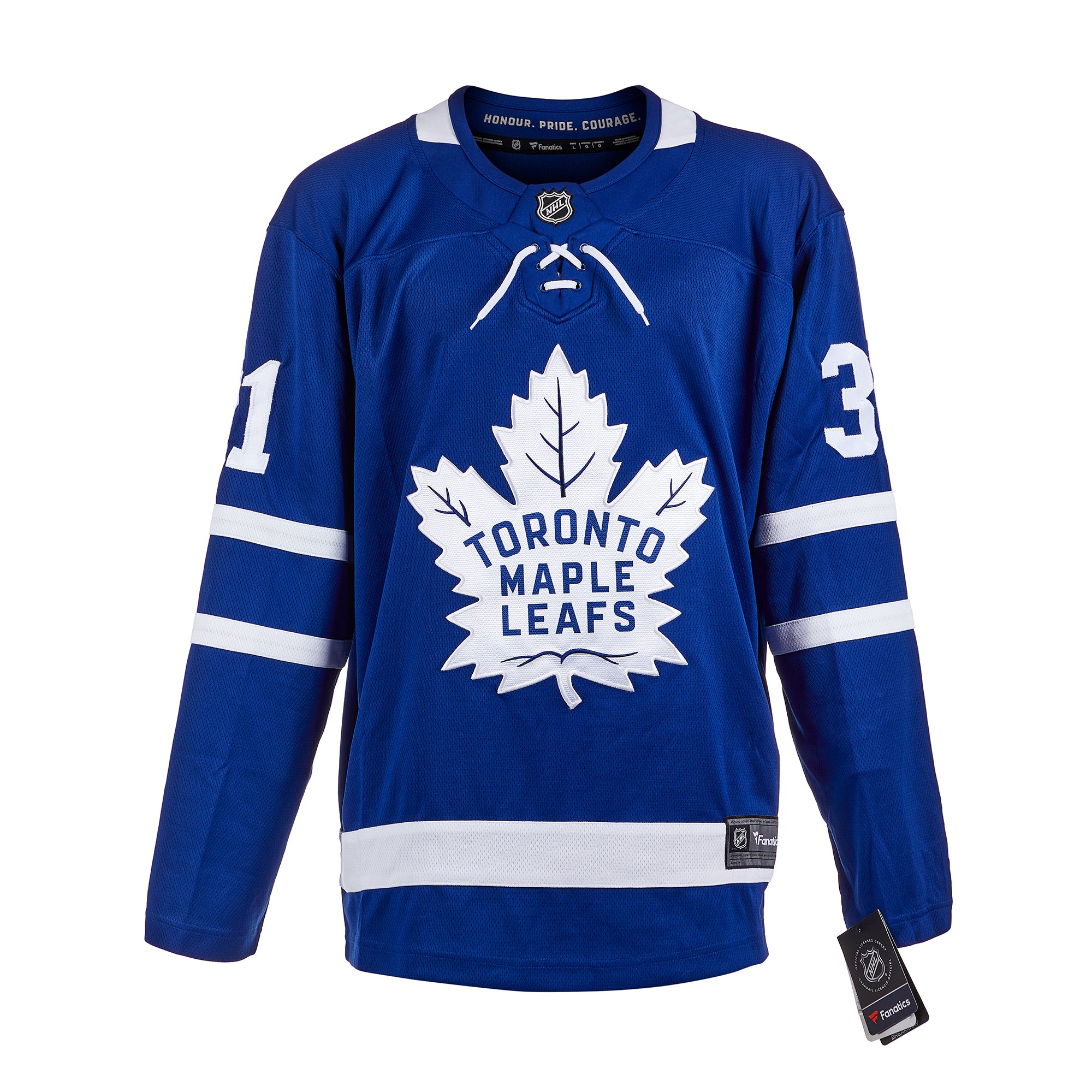 Curtis Joseph￼ Autographed Toronto￼ Pro Style Hockey Jersey Blue (JSA)