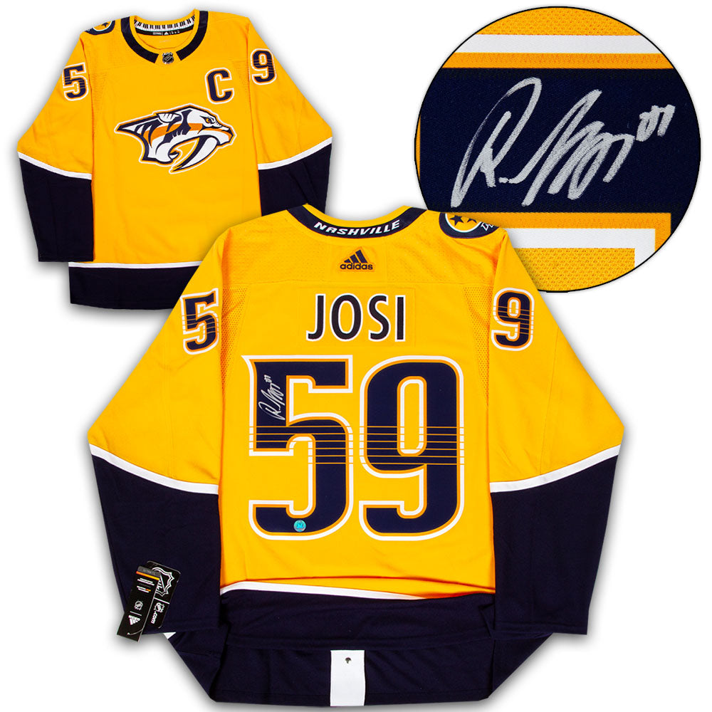 Roman Josi Nashville Predators Autographed Adidas Jersey | AJ Sports.