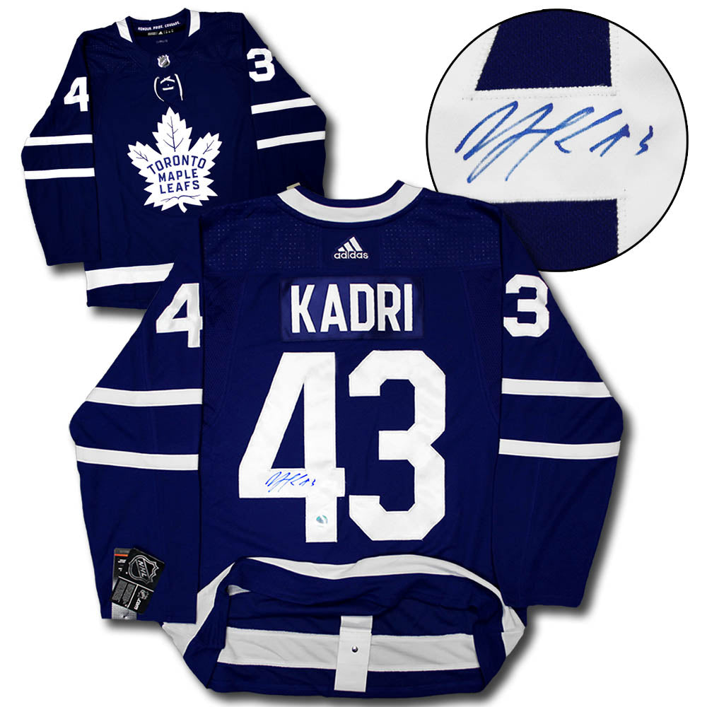 Nazem Kadri Toronto Maple Leafs Autographed Adidas Jersey | AJ Sports.