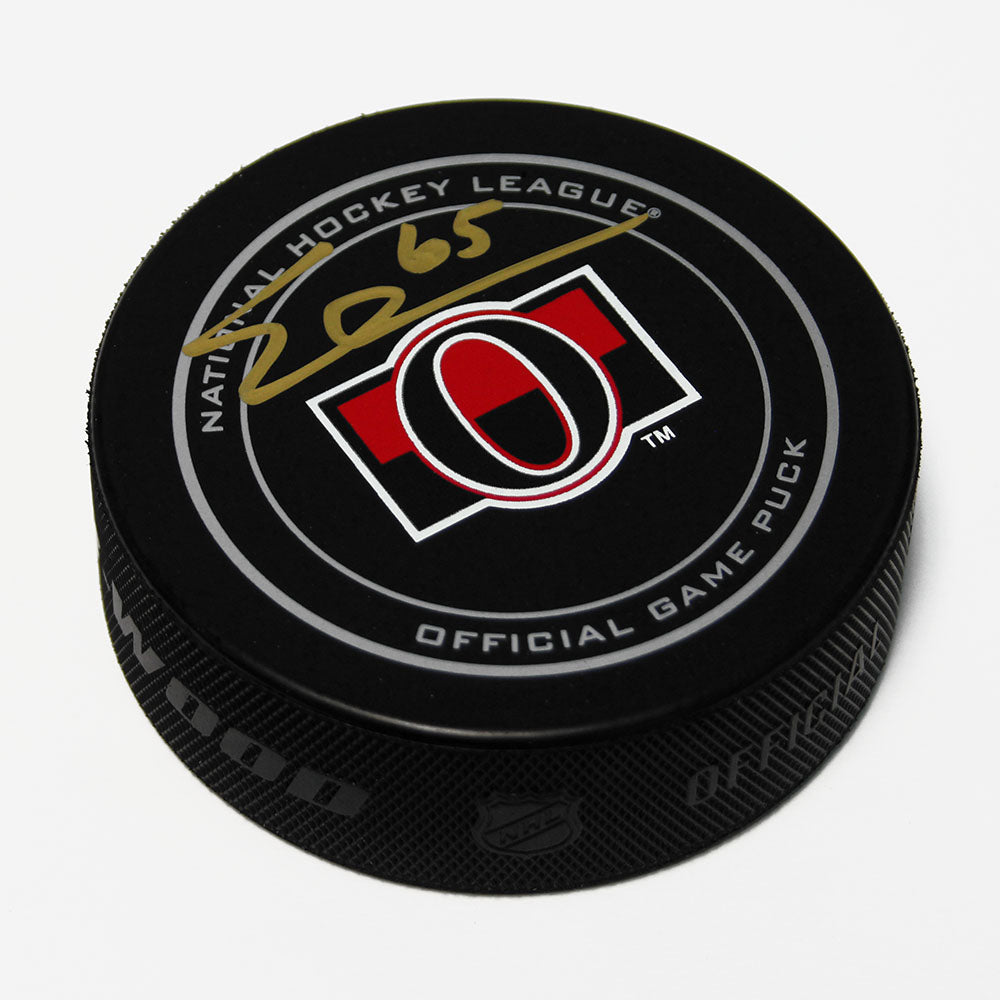 Erik Karlsson Ottawa Senators Signed Official Game Puck | AJ Sports.