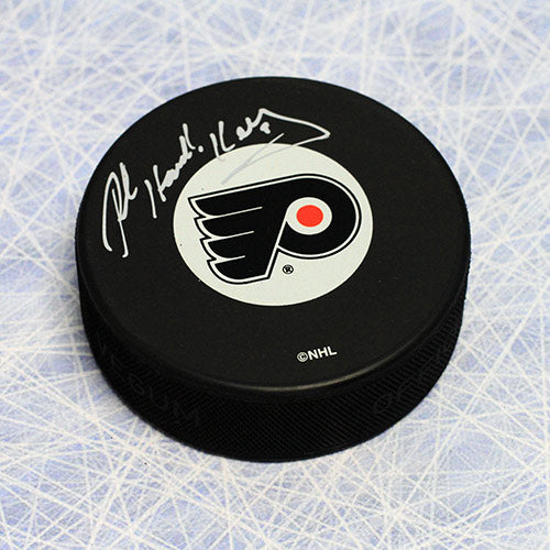 Bob Kelly The Hound Philadelphia Flyers Autographed Hockey Puck | AJ Sports.