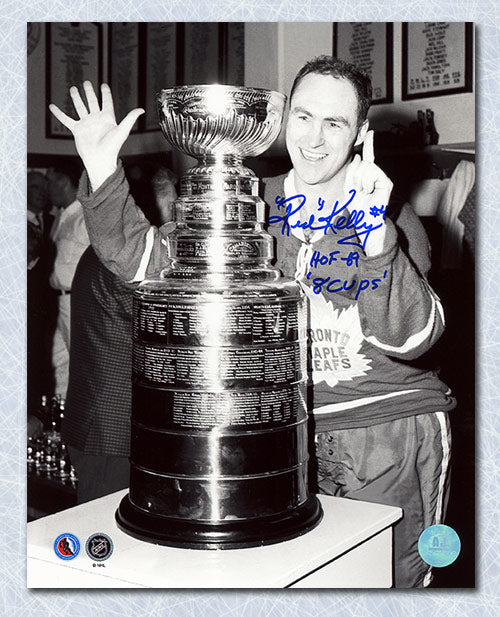 Red Kelly Toronto Maple Leafs Autographed Stanley Cup 8x10 Photo | AJ Sports.