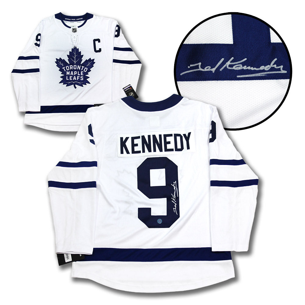 Teeder Kennedy Toronto Maple Leafs Signed White Fanatics Jersey | AJ Sports.