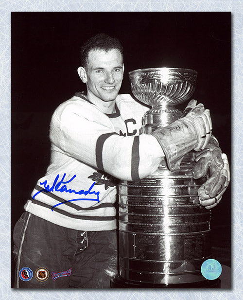 Teeder Kennedy Toronto Maple Leafs Signed Stanley Cup 8x10 Photo | AJ Sports.