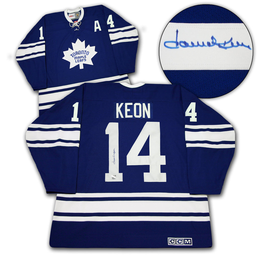 Dave Keon Toronto Maple Leafs Signed 1967 Stanley Cup Vintage CCM Jersey | AJ Sports.