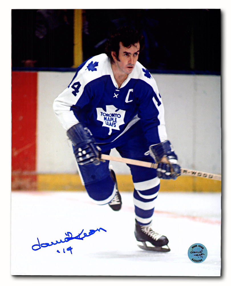 Dave Keon Autographed Signed Toronto Maple Leafs 36x44 Jersey Frame
