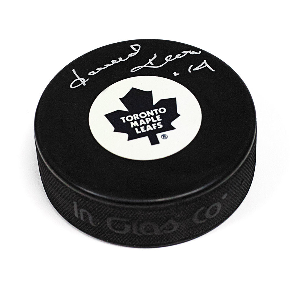 Dave Keon Toronto Maple Leafs Autographed Captain Era Hockey Puck | AJ Sports.