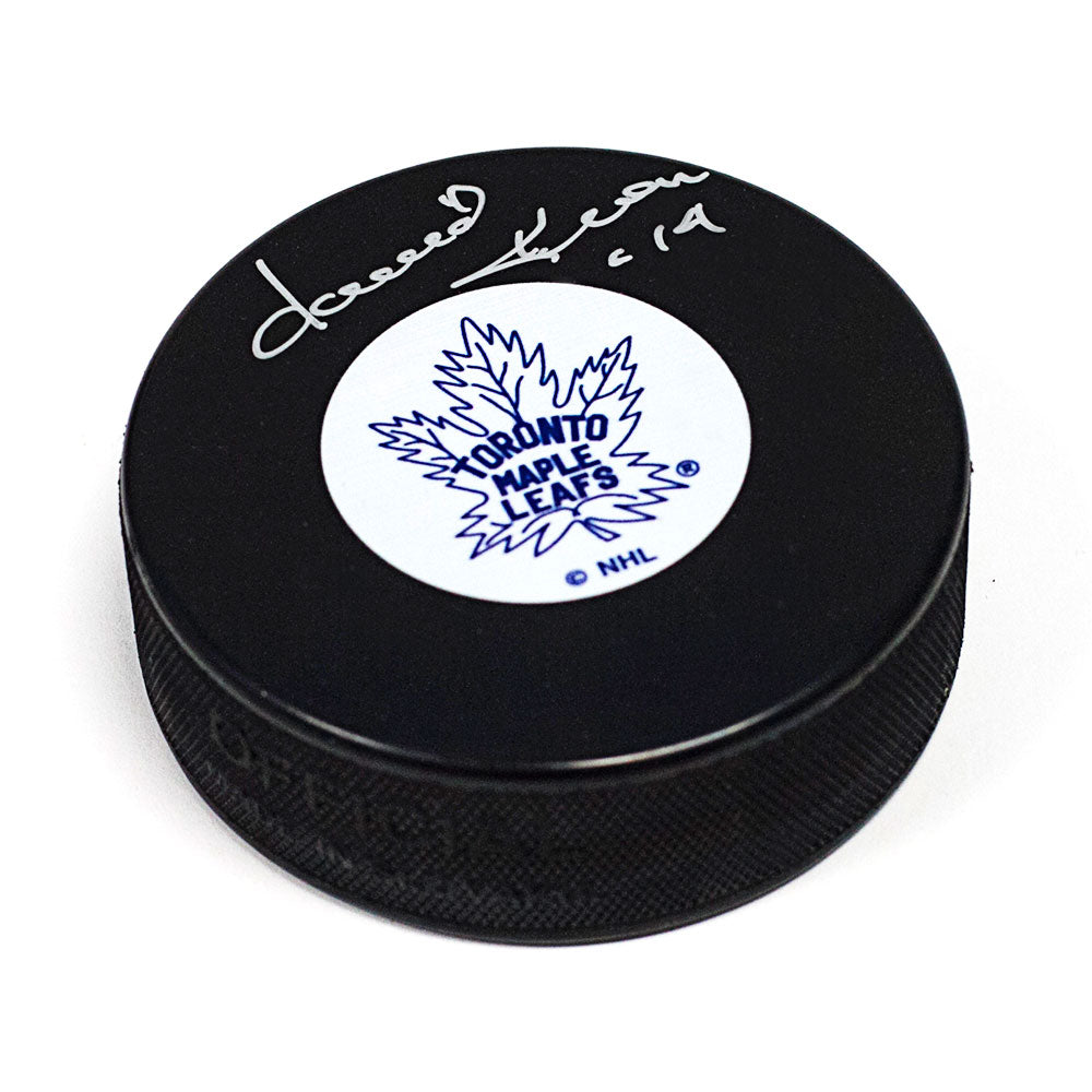 Dave Keon Toronto Maple Leafs Autographed Original Six Era Hockey Puck | AJ Sports.