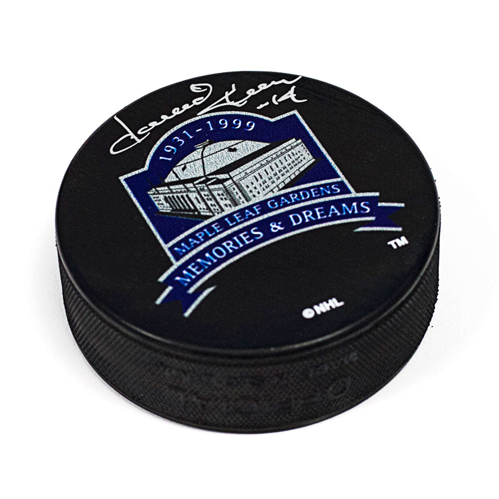 Dave Keon Toronto Maple Leafs Autographed MLG Memories & Dreams Puck | AJ Sports.