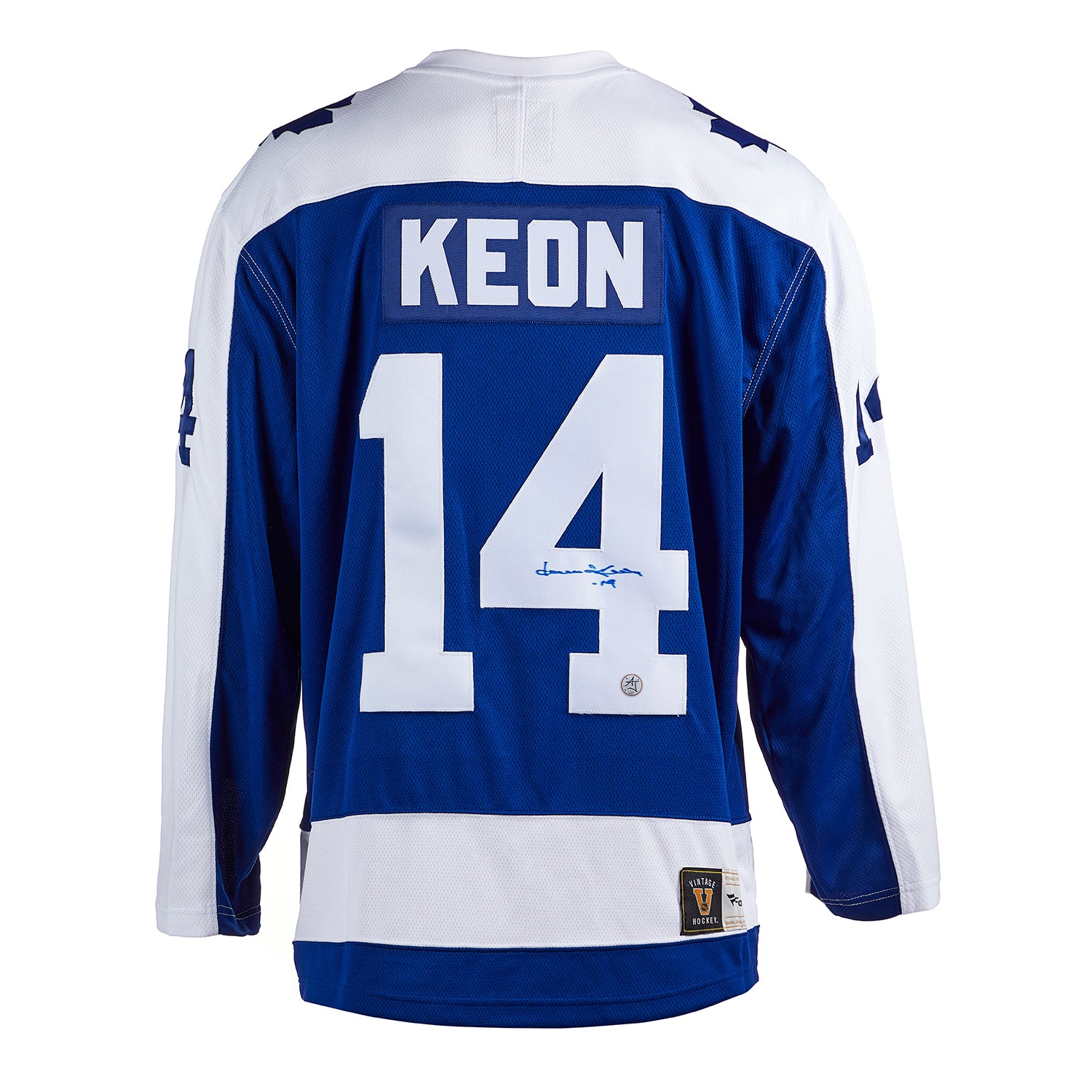 Dave Keon Toronto Maple Leafs Signed Retired Jersey Number 23x19