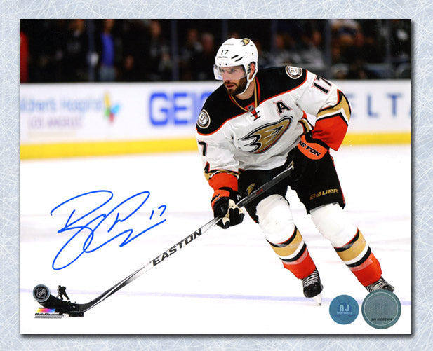 Ryan Kesler Anaheim Ducks Autographed Horizontal Playmaker 8x10 Photo | AJ Sports.