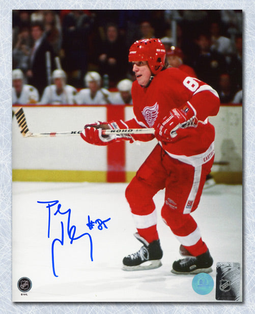 Petr Klima Detroit Red Wings Autographed Hockey 8x10 Photo | AJ Sports.