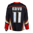 Saku Koivu Anaheim Ducks Autographed Fanatics Jersey | AJ Sports.