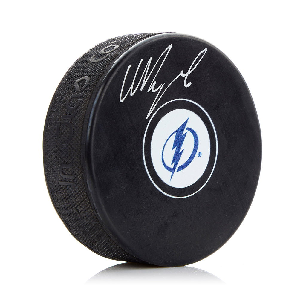 Nikita Kucherov Tampa Bay Lightning Autographed Hockey Puck | AJ Sports.