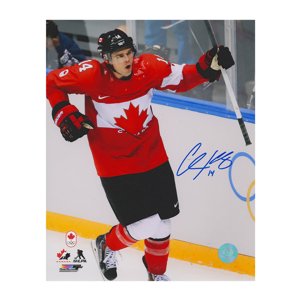 Chris Kunitz Team Canada Autographed 2014 Olympic 8x10 Photo | AJ Sports.