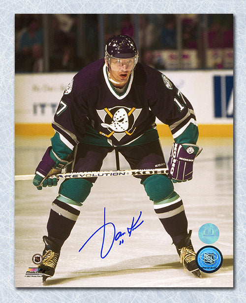 Jari Kurri Anaheim Mighty Ducks Autographed Hockey 8x10 Photo | AJ Sports.