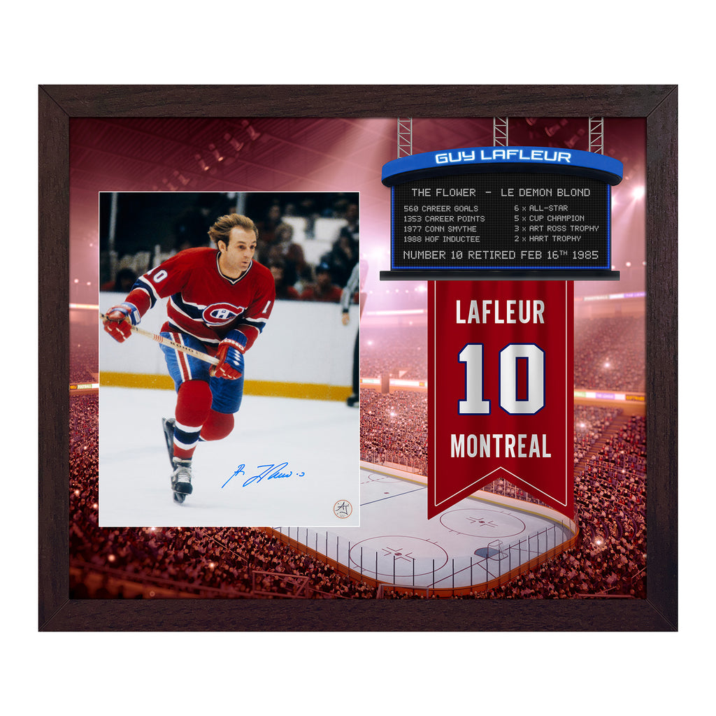 Autograph Warehouse 653215 Guy Lafleur Autographed 8 x 10 in. Photo -  Montreal Canadiens Hall of Famer - No.SC17 Trophy Matted & Framed at  's Sports Collectibles Store