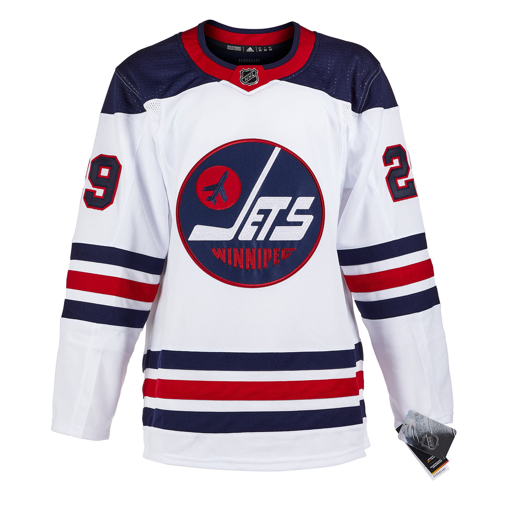 Patrik Laine Winnipeg Jets Signed Heritage Logo Adidas Jersey | AJ Sports.