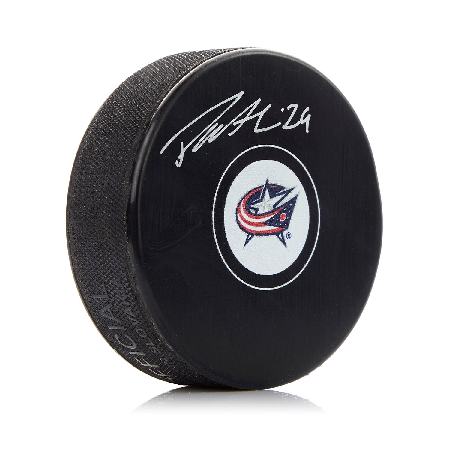 Columbus Blue Jackets 20th Anniversary Official Game Model Puck