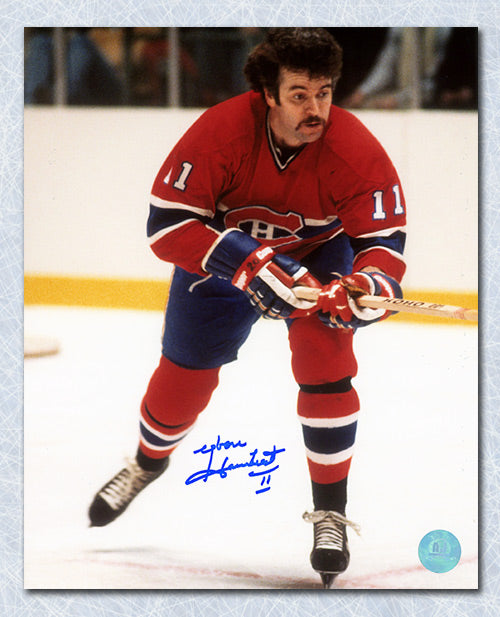 Yvon Lambert Montreal Canadiens Autographed 8x10 Photo | AJ Sports.