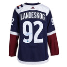 Gabriel Landeskog Colorado Avalanche Signed Alternate Adidas Jersey | AJ Sports.