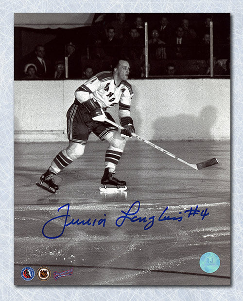 Albert Junior Langlois New York Rangers Autographed 8x10 Photo | AJ Sports.