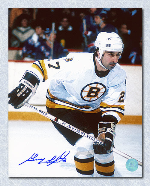 Guy Lapointe Boston Bruins Autographed Hockey Close-Up 8x10 Photo | AJ Sports.